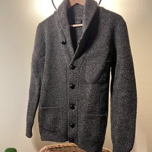 J. Crew Rugged Merino Wool Cardigan, XS